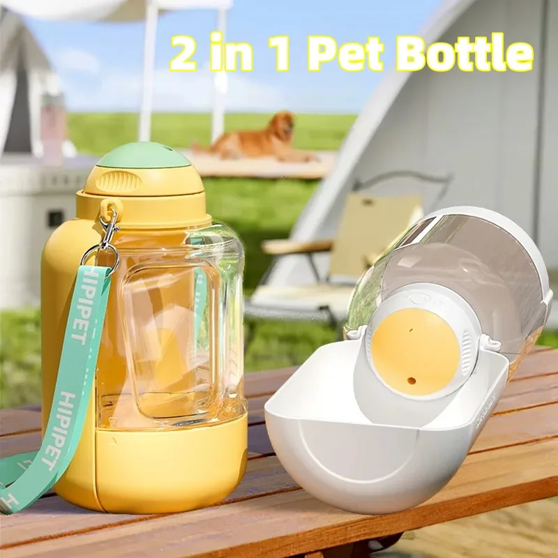 2 in 1 Dog Large Capacity Pets Out Drinking