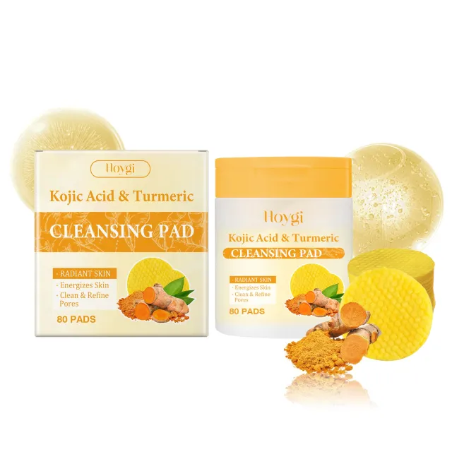 Turmeric Kojic Acid Cleansing Pad 80Pads - Shop at LoveMi