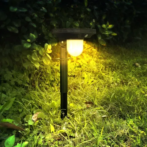 Solar Ground Lamp Human Body Induction Ambience Light LED
