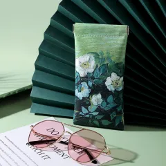 Portable Anti-pressure Shrapnel Automatic Closure Storage Box Color Printing Glasses Bag - Wild Rose - View 1