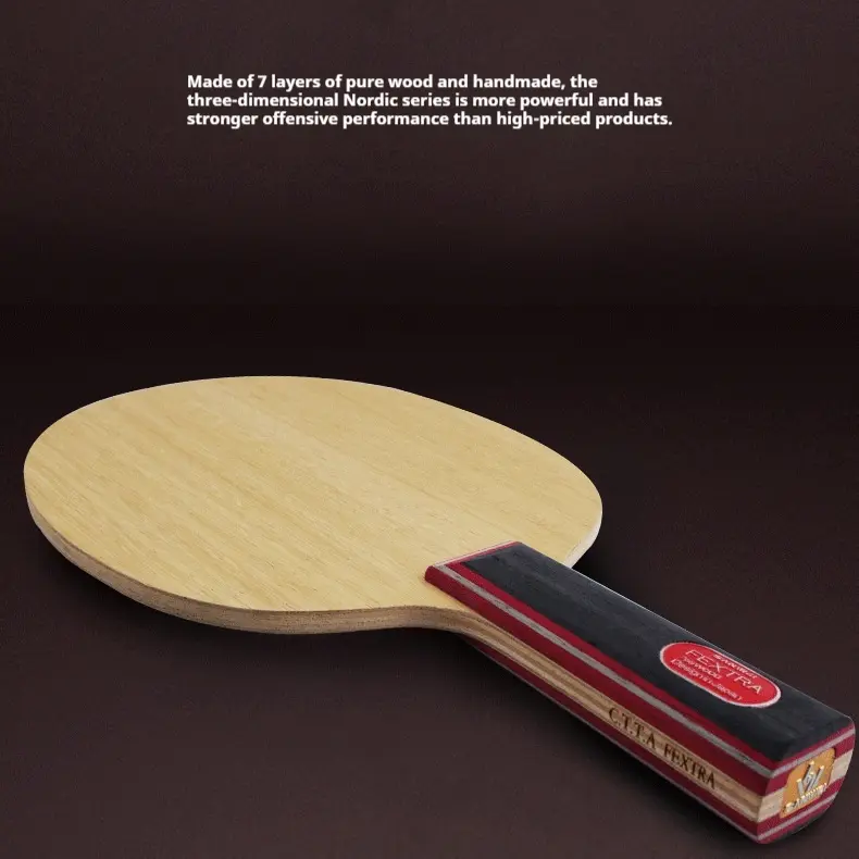 Table Tennis Racket Bottom Plate 7-layer Pure Wood Attack Type