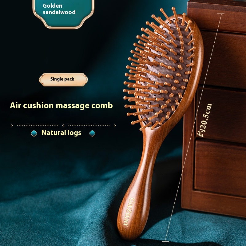 Sandalwood Oval Massage Comb