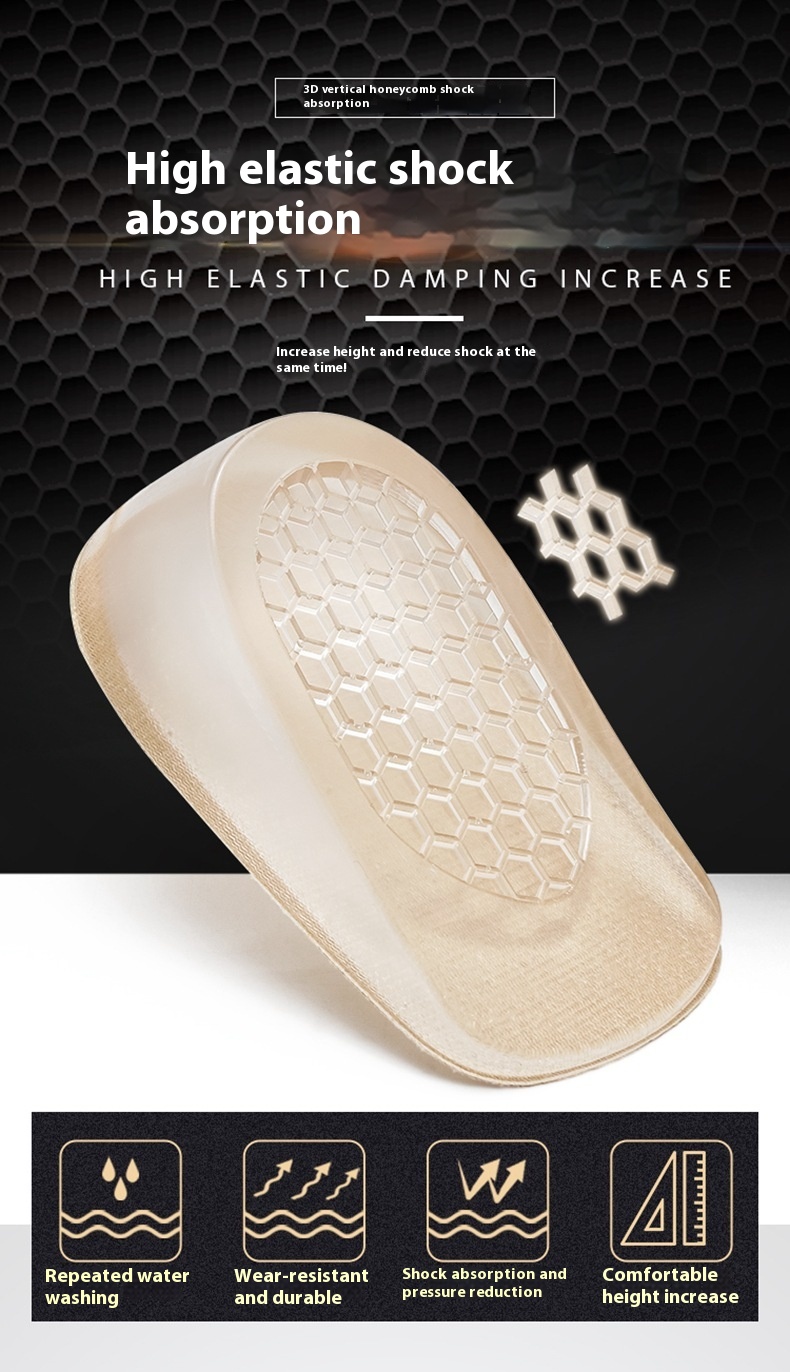 Title 1, Invisible Inner Heightening Shoe Pad Heel Comfo...