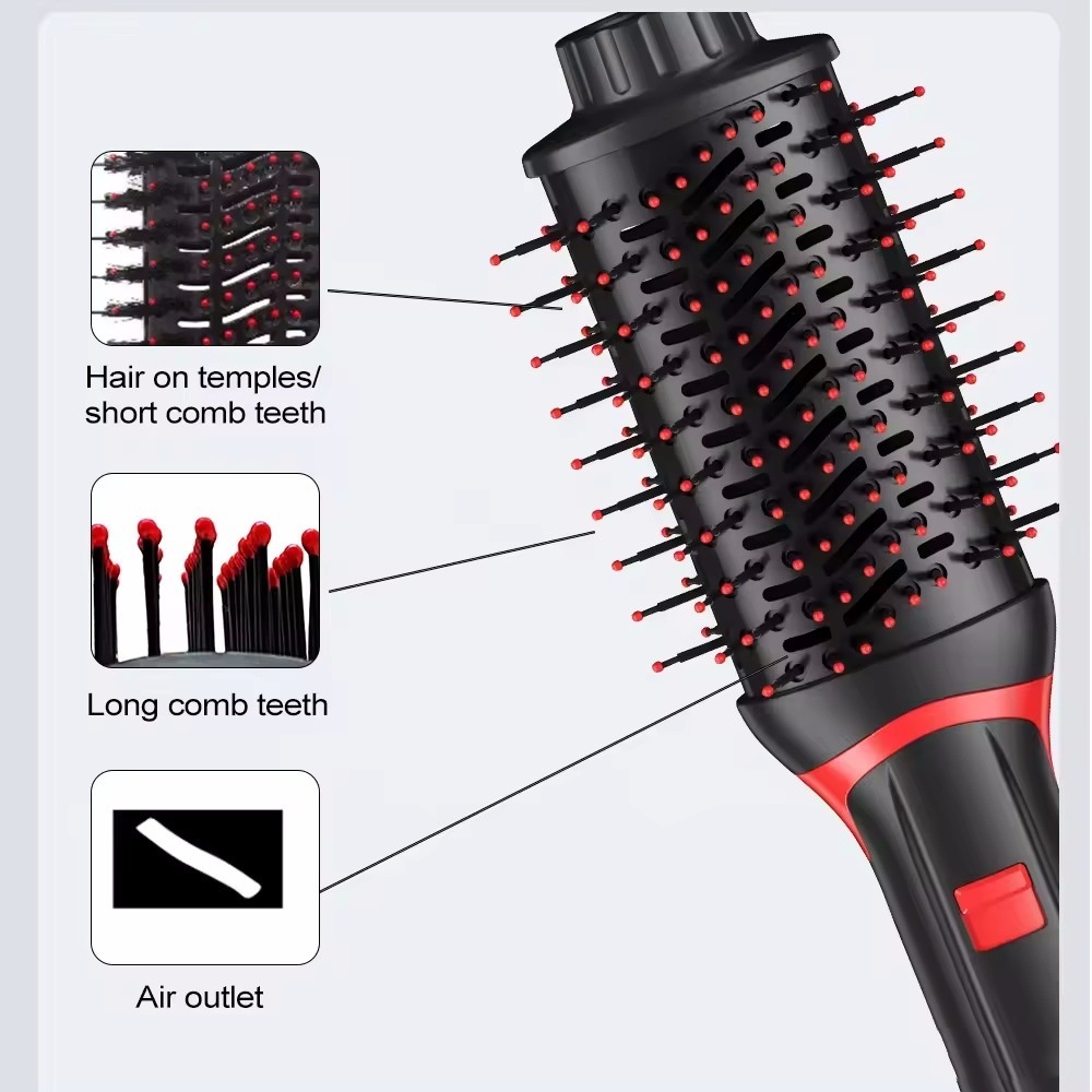 Title 9, Big Wave Shape Multifunction Curlers Hot Air Comb