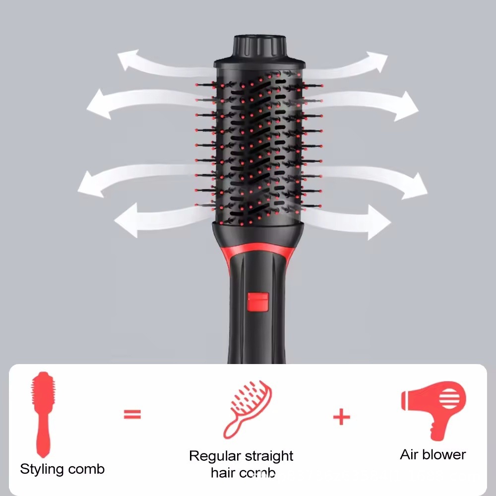 Title 13, Big Wave Shape Multifunction Curlers Hot Air Comb