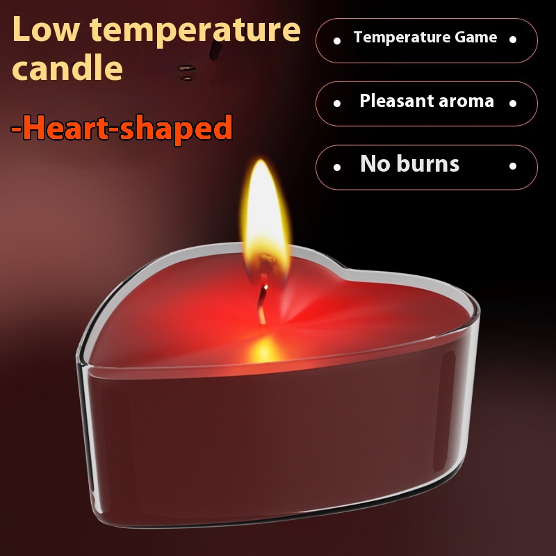 Heart Low Temperature Candles