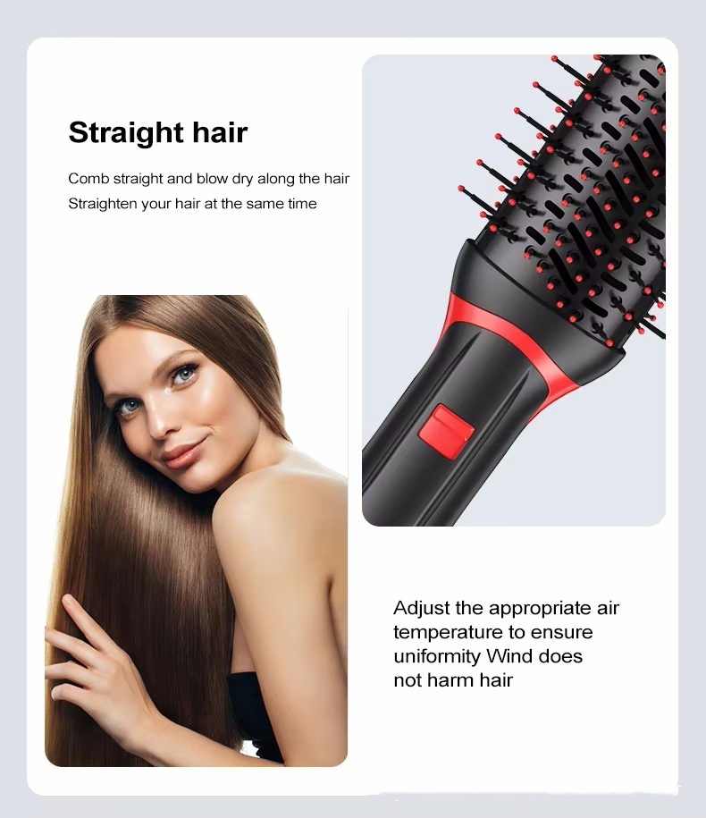 Title 5, Big Wave Shape Multifunction Curlers Hot Air Comb