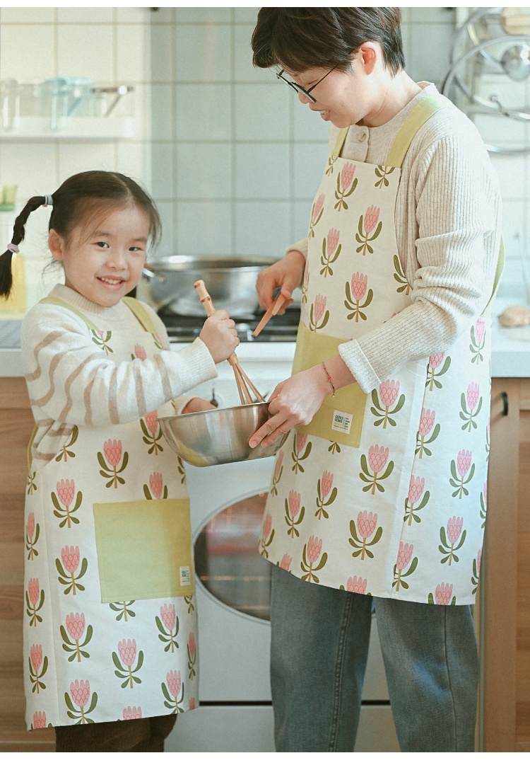 Title 3, Widened Strap Cotton Child Drawing Apron