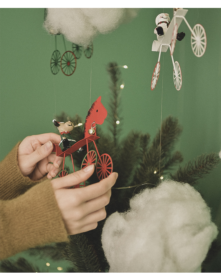 Title 5, Cute Christmas Wrought Iron Reindeer Snowman Ca...