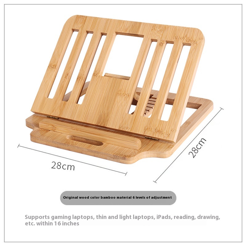 Notebook Stand Wood Color