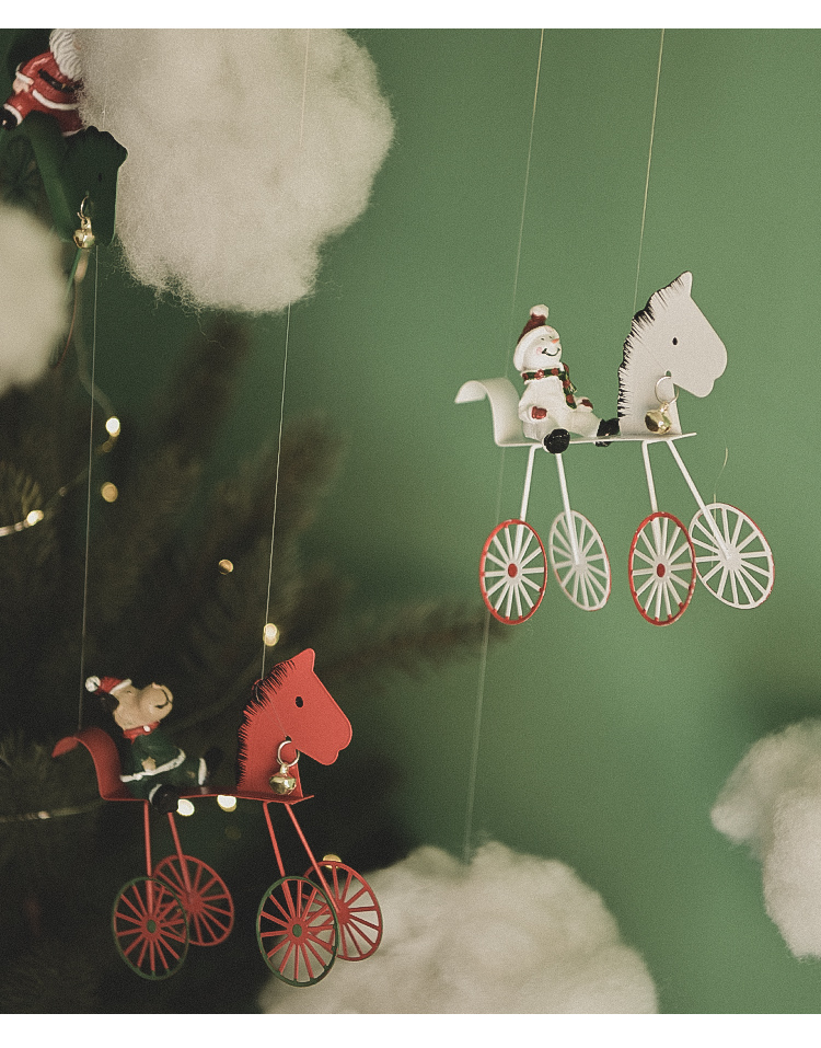 Title 14, Cute Christmas Wrought Iron Reindeer Snowman Ca...