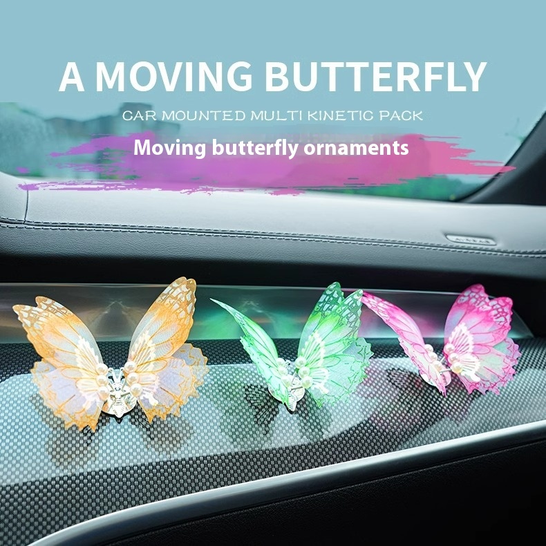 Title 7, New Car Dashboard Butterfly Air Outlet Aromathe...