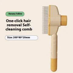 Professional Pet Comb For Dogs And Cats With Release Button Flea Cat Combs For Cats And Dogs - Easy To Use And Durable Grooming Tool Pet Products -... - View 1