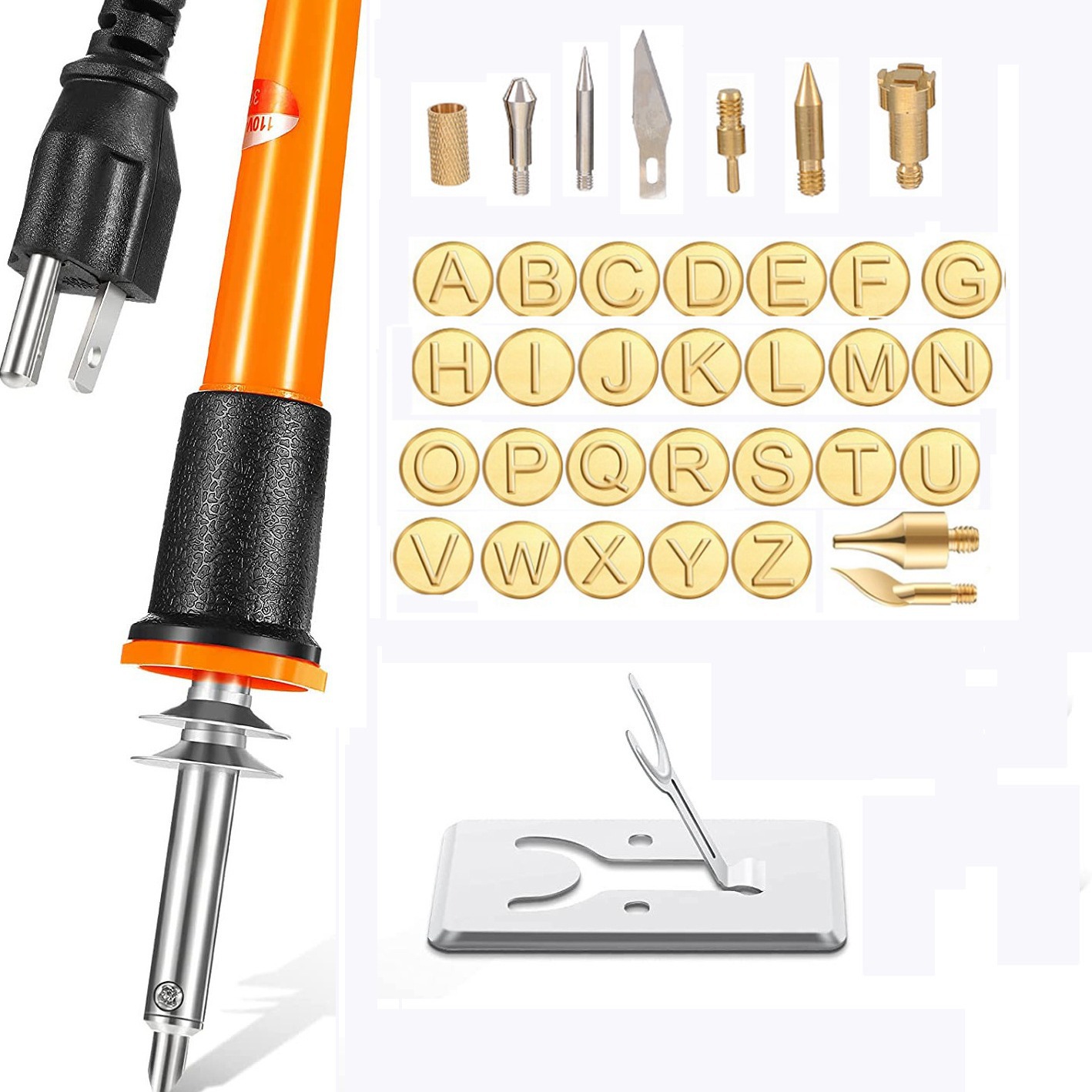 Title 6, 37 Piece Set Of Alphanumeric Carving Soldering ...