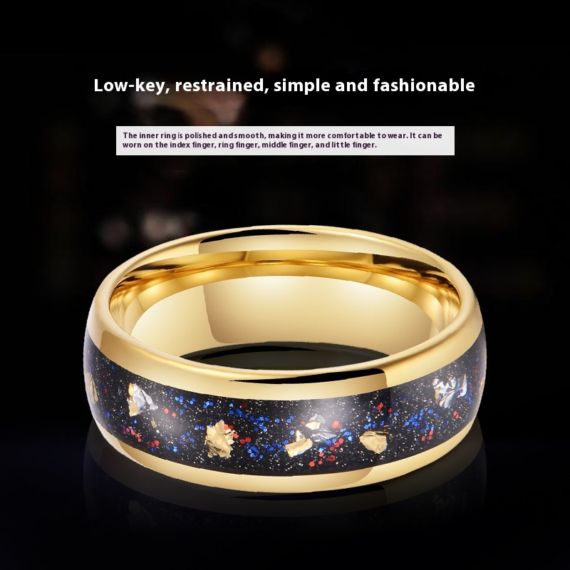 Personality Men's Tungsten Ring