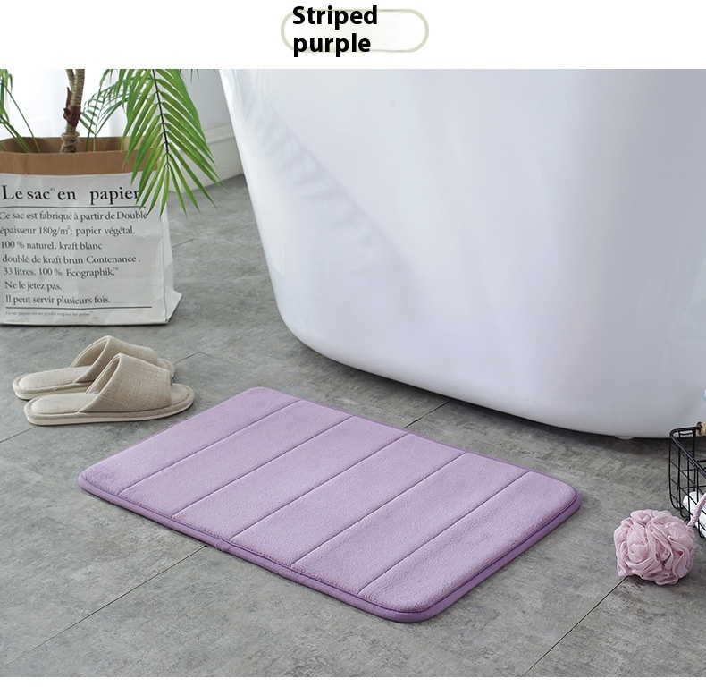 Title 7, Thickened Memory Foam Bathroom Absorbent Floor Mat