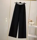 Black Wideleg Pants