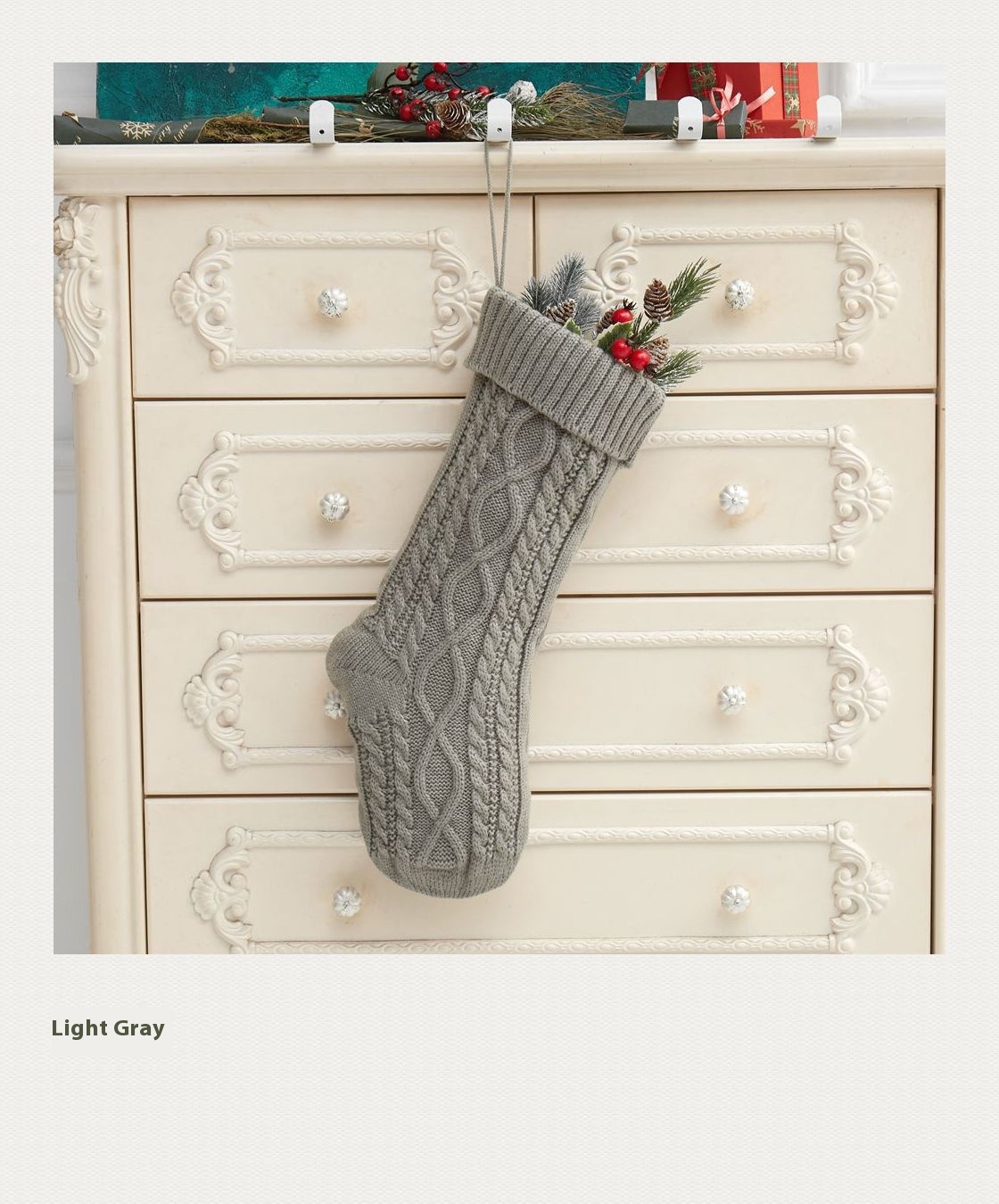 Title 15, Knitted Christmas Decorations Wool Socks Gift B...