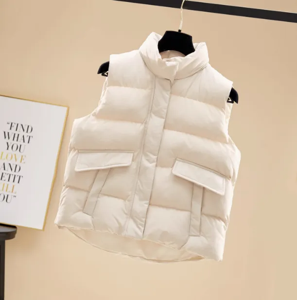 Age reducing Fashion Autumn And Winter New Suit Women Off White Vest - Shop at LoveMi