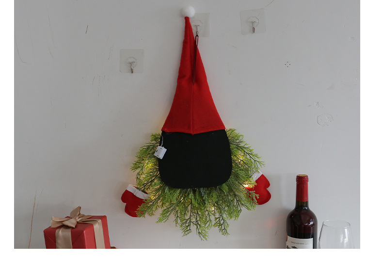 Title 10, Luminous Faceless Old Man Christmas Garland Cre...