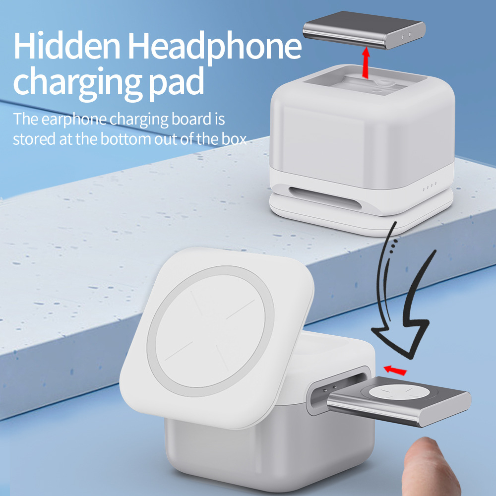 Title 1, 3-in-1 Wireless Charger mit verstecktem, abnehm...