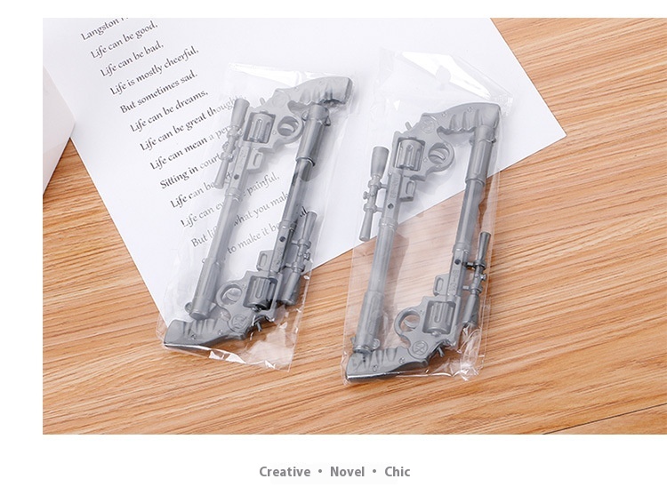 Title 8, Creative Stationery Revolver Shape Ballpoint Pen