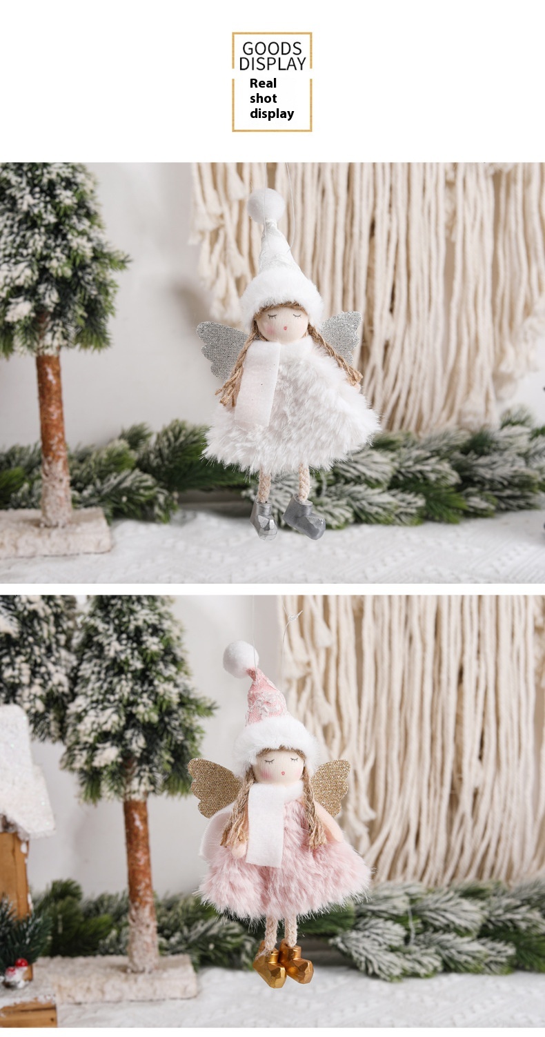 Title 1, New Christmas Tree Creative Jacquard Hat Angel ...