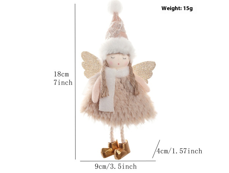 Title 6, New Christmas Tree Creative Jacquard Hat Angel ...