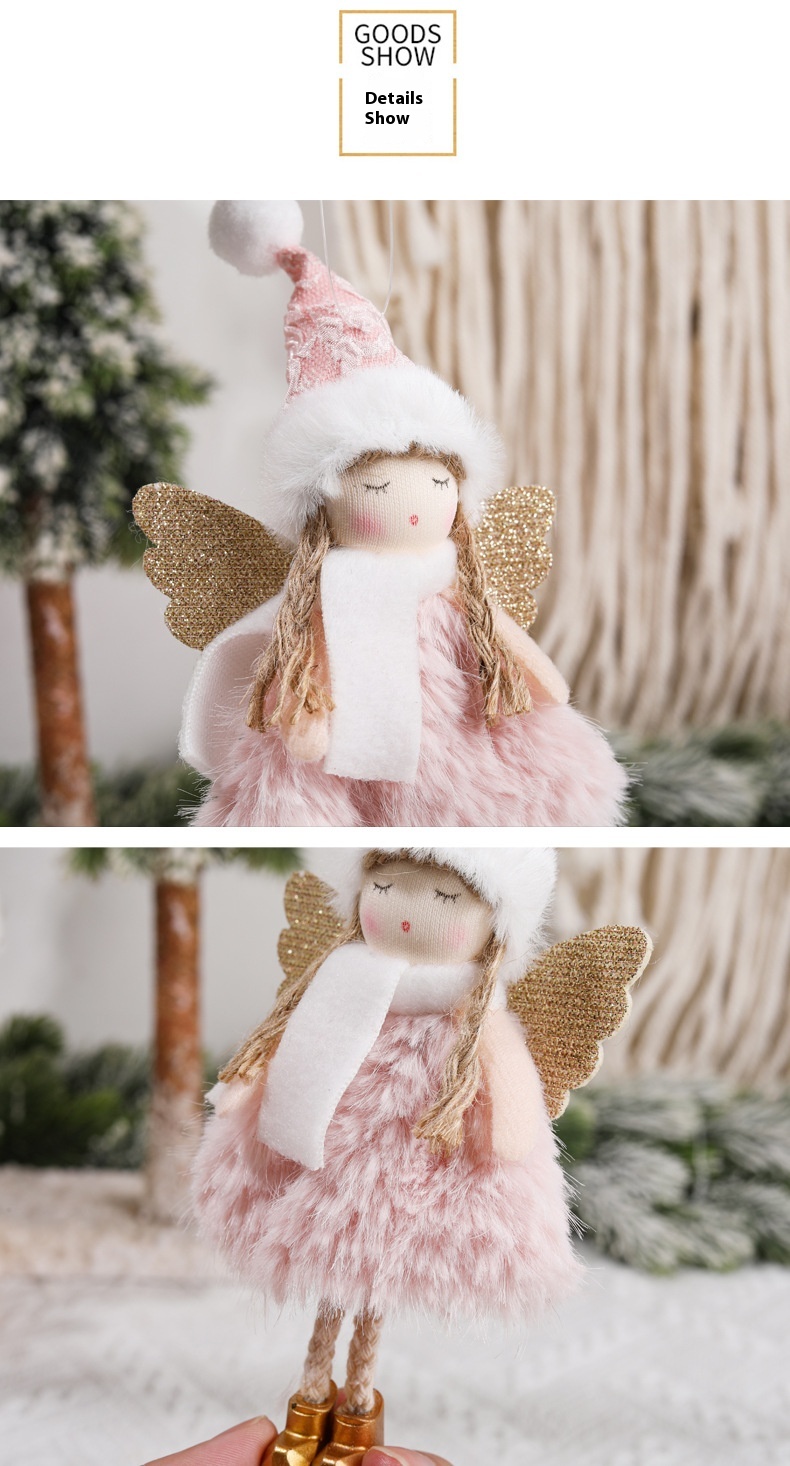 Title 8, New Christmas Tree Creative Jacquard Hat Angel ...