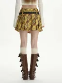 Yellow Skirt With Belt