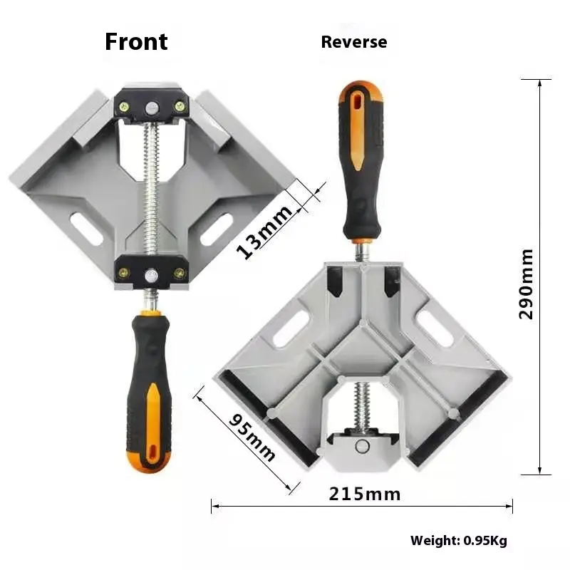 90 Degree Aluminum Alloy Right Angle Fixing Clip