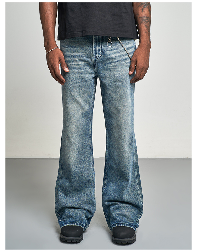 Title 6, Gradient Washed Slimming And Wide Leg Bootcut T...