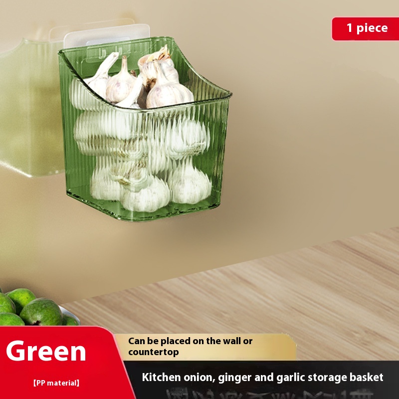 Title 2, Ginger And Garlic Storage Hanging Basket Kitchen