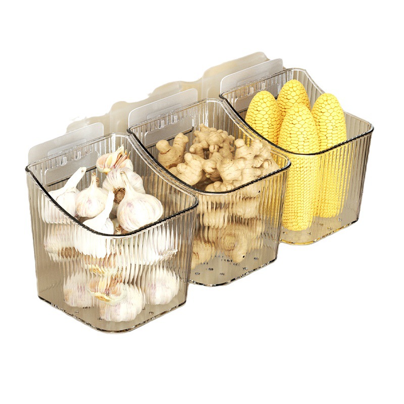 Title 5, Ginger And Garlic Storage Hanging Basket Kitchen