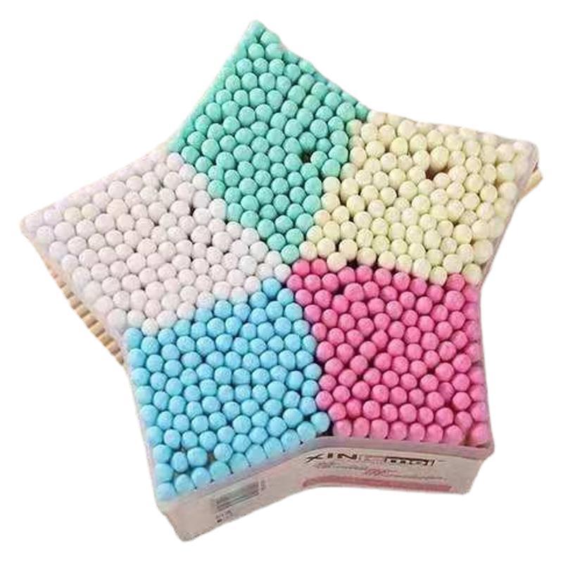 Title 3, Cotton Swab Color Five-pointed Star Disposable ...