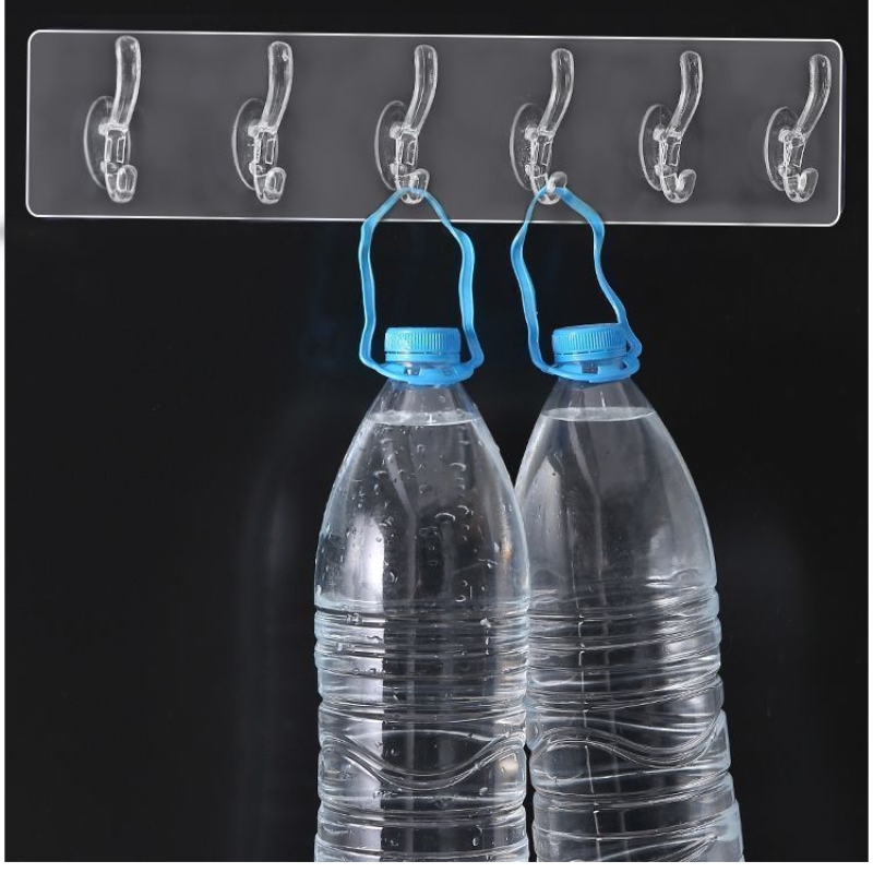Transparent Hook Six Hang Strong Adhesive Does Not Fall