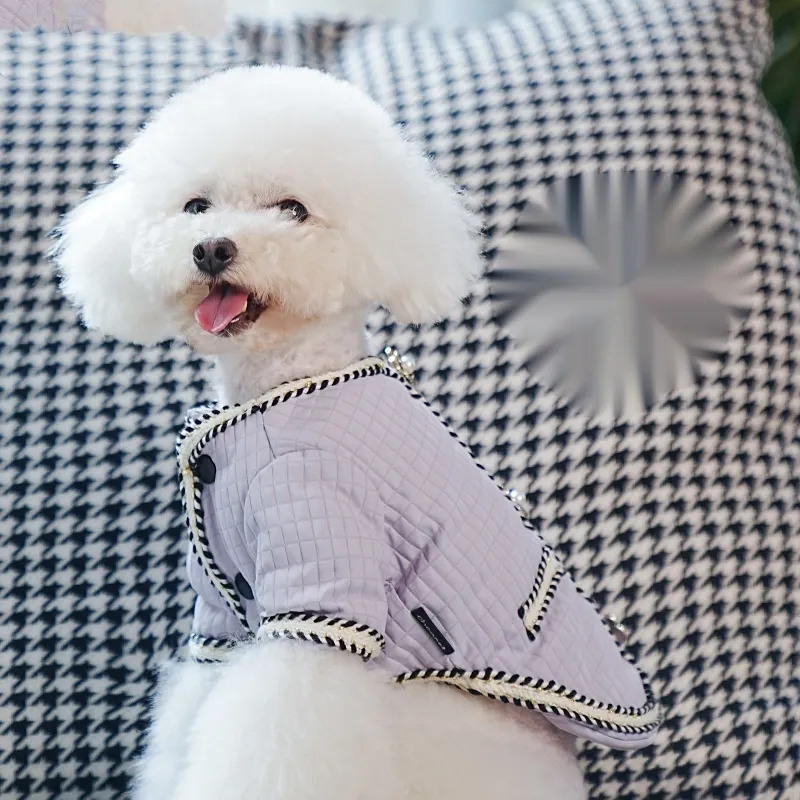 Pet Clothes Autumn And Winter Quilted Coat