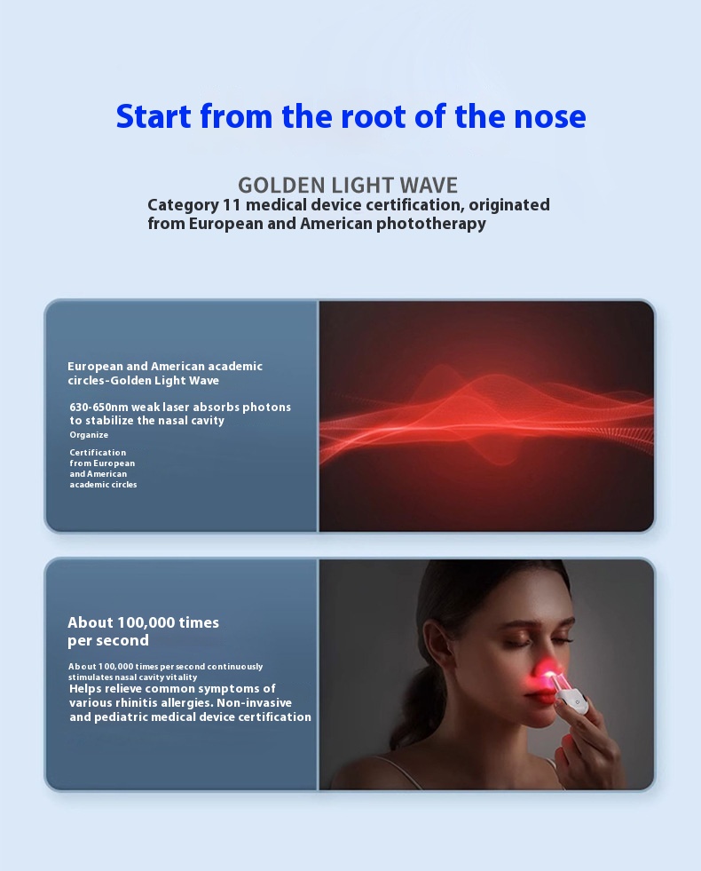 Title 7, Intelligent Infrared Anti-rhinitis Device Portable