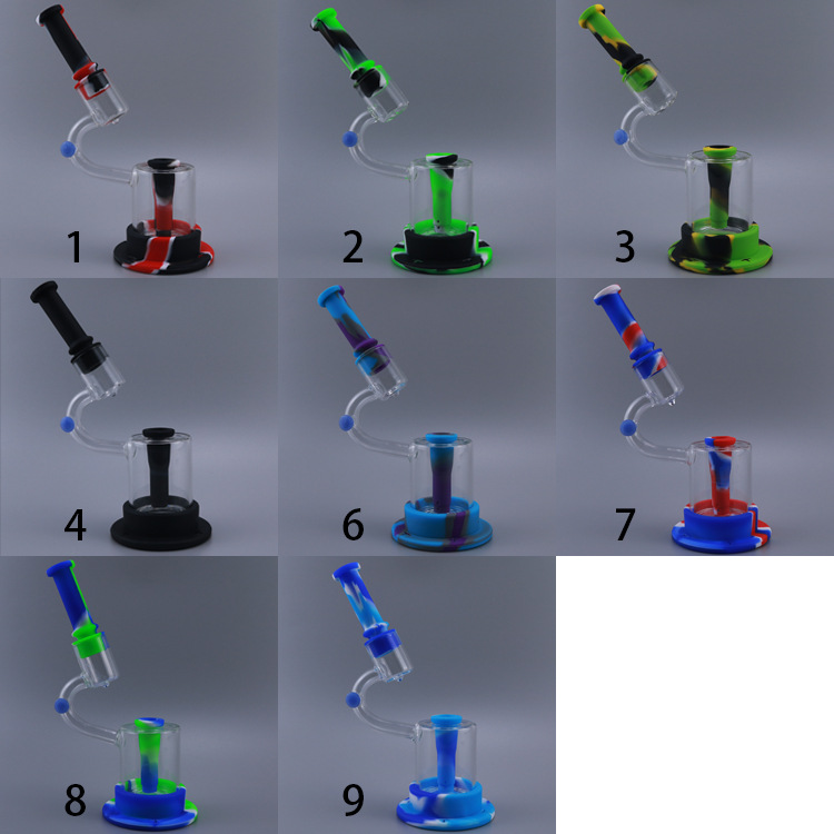 Title 6, Silicone Tobacco Pipe Glass With LED Light