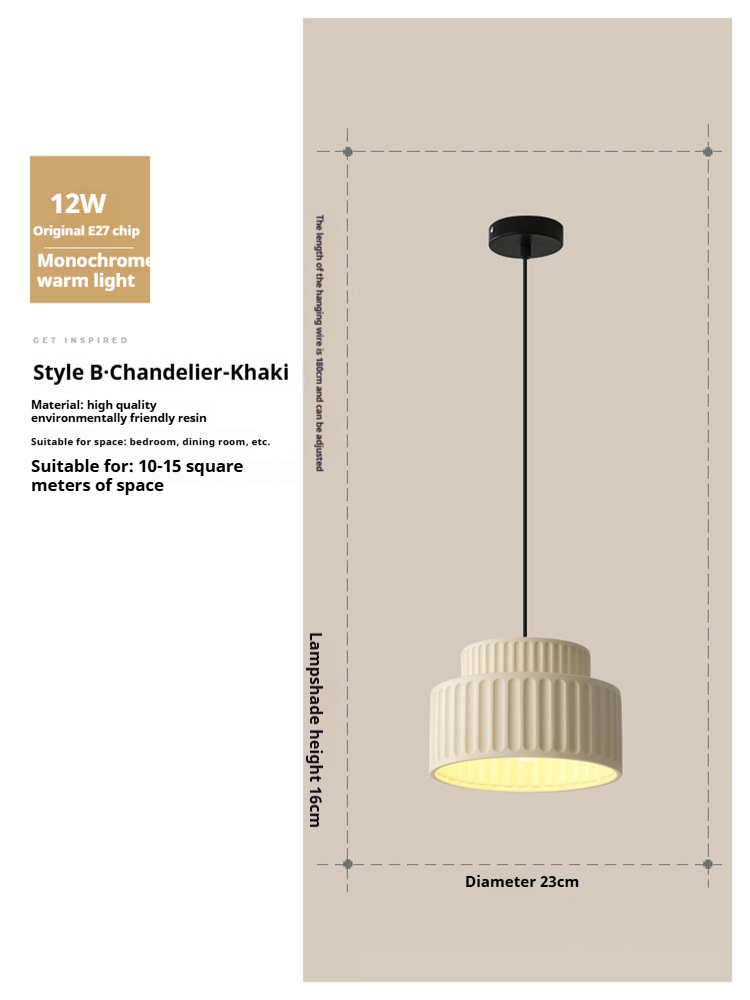 Type B Chandelier Milk Brown