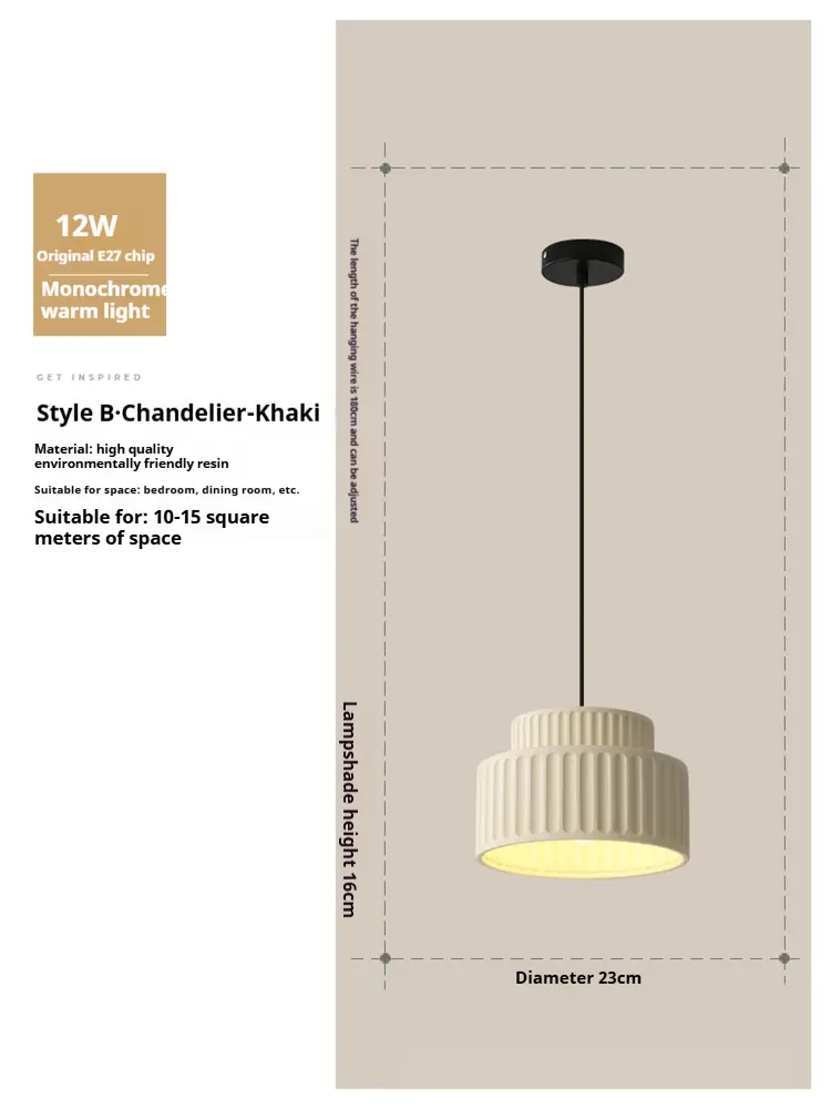 Nordic Cream Style Corridor Ceiling Light