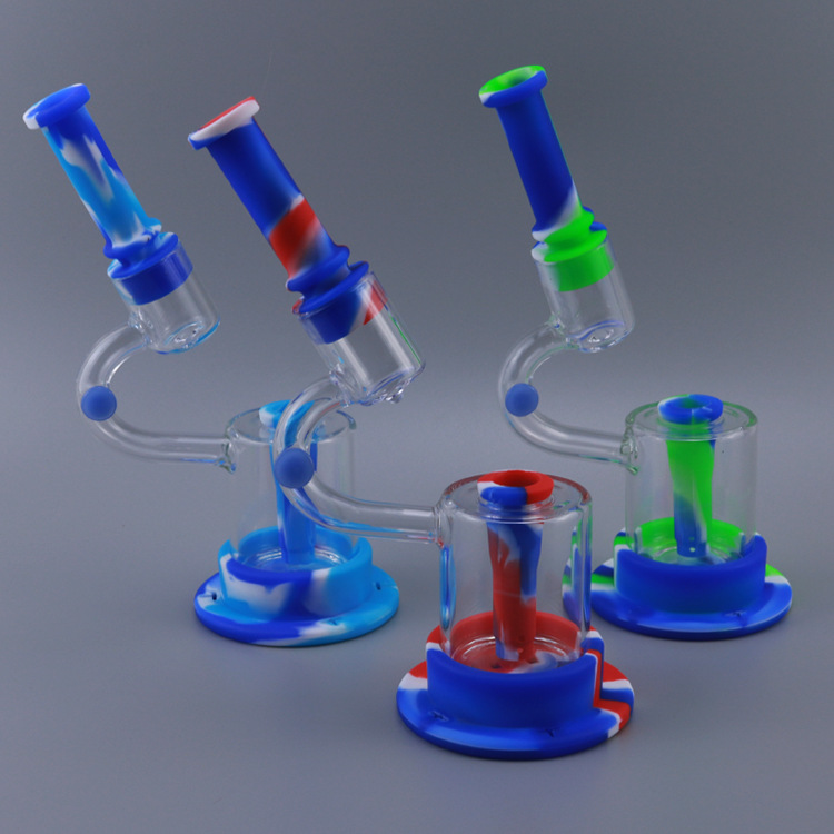 Title 1, Silicone Tobacco Pipe Glass With LED Light