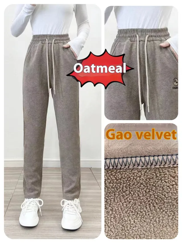 Loose Casual Pants High Waist Straight Women's Pants Khaki - Shop at LoveMi