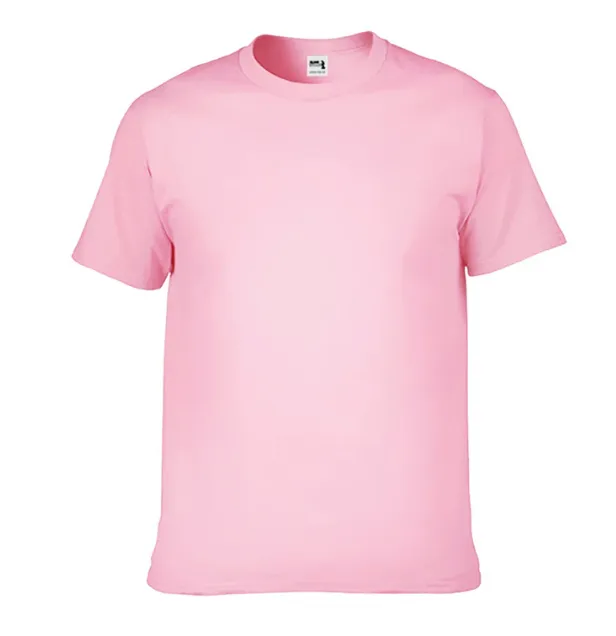 Thick T-shirt Jie Dan HA00 Hammer Cotton Short Sleeve TEE Blank T-shirt Customization - Pink