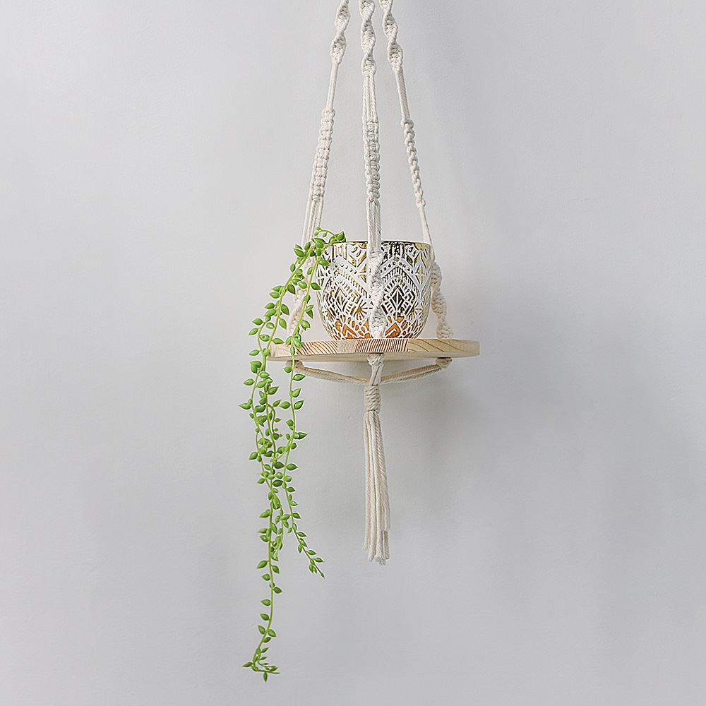 Title 4, Hand-woven Tapestry Flower Pot Rack