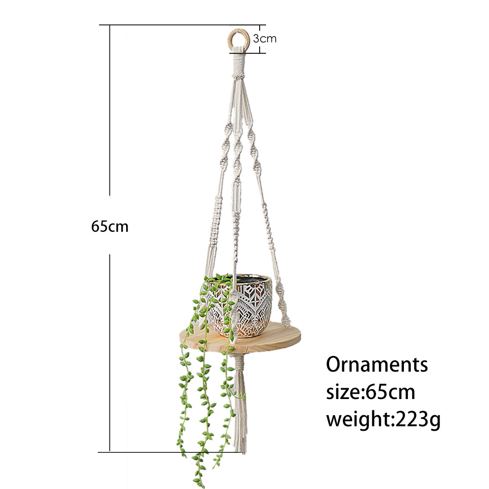 Title 2, Hand-woven Tapestry Flower Pot Rack