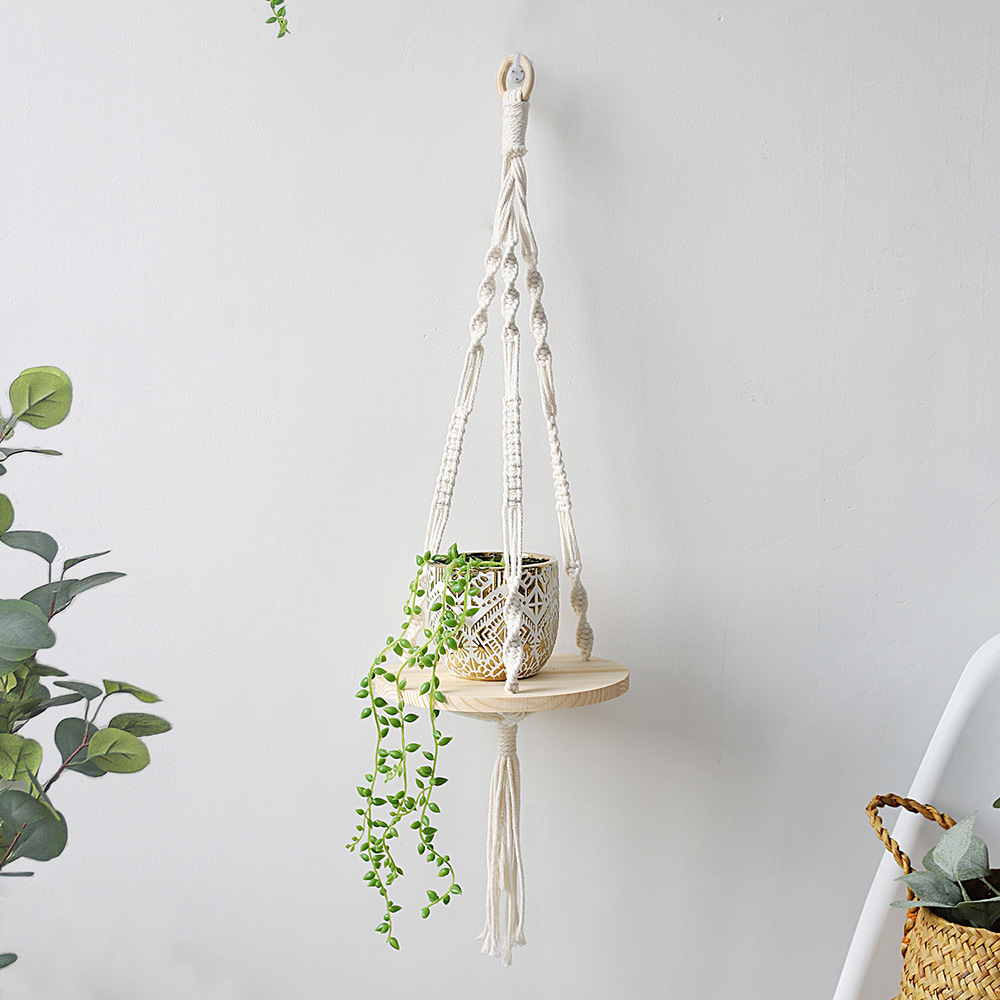 Title 1, Hand-woven Tapestry Flower Pot Rack