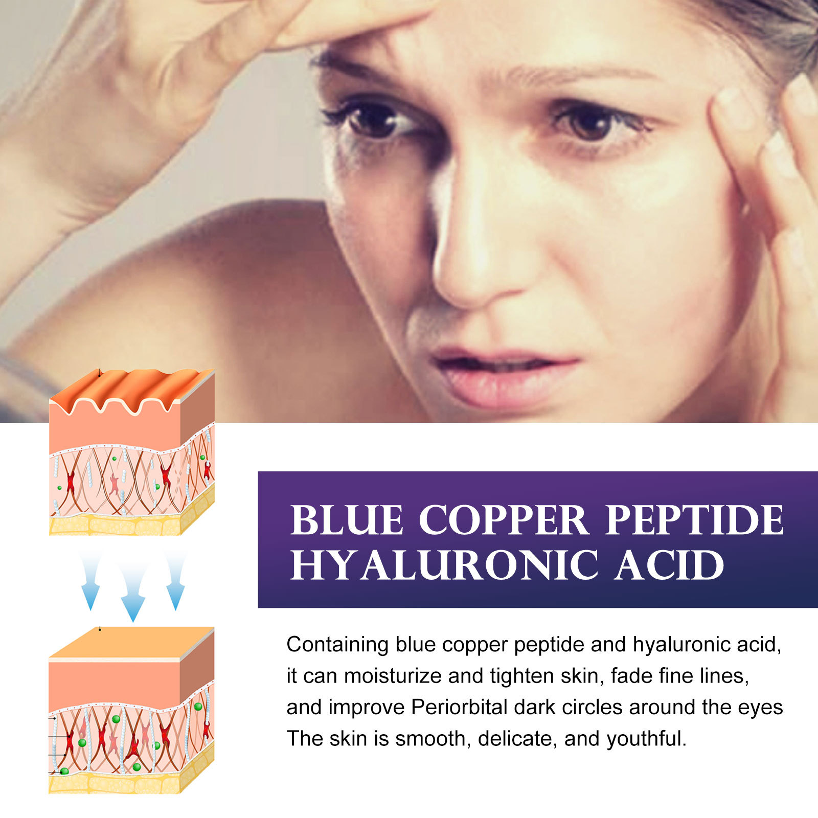 Title 5, Blue Copper Peptide Hyaluronic Acid Moisturizin...