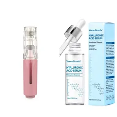 3 In 1 Lip Care Roller Needle Roller Lip Roller Beard Growth Roller Beard Hair Growth Roller Beard Treatment Serum Applicant - 0.5Mm Set - View 1