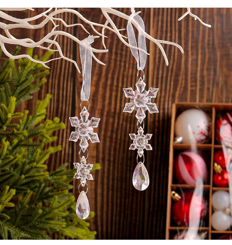 Title 1, Acrylic Snowflake Ice Strip Decoration Set